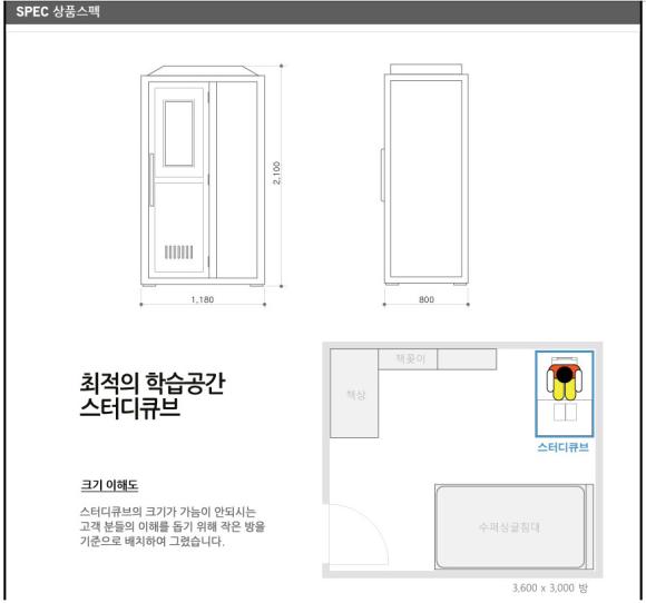 超強收納傢俬！韓國電話亭Size溫書室 讓你享有一片小天地