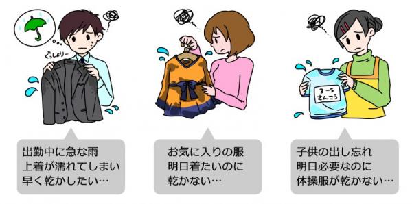 日本「暖風衣架」快速乾衣 旅行下雨天衣物邊掠邊乾衣