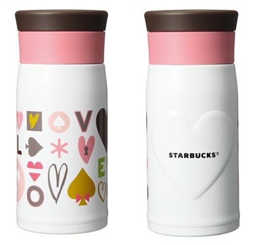 日本Starbucks情人節杯 2016年版小型不銹鋼杯出街好方便！