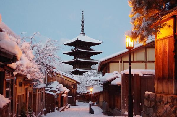 近60年最厚的積雪! 京都名勝雪後美景