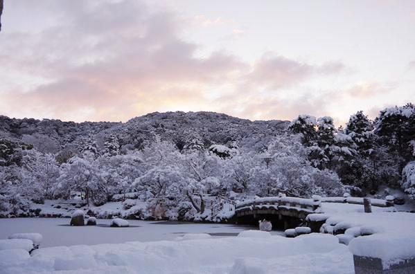 近60年最厚的積雪! 京都名勝雪後美景
