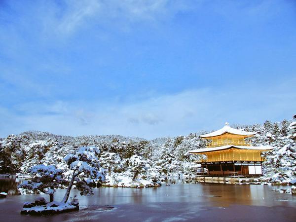 近60年最厚的積雪! 京都名勝雪後美景