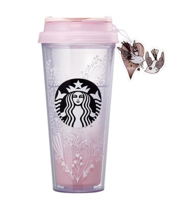 韓國Starbucks情人節杯 7款Love Bird粉色系杯