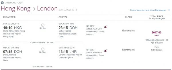 跌破四千！卡塔爾航空平飛倫敦 歐洲連稅71起、包30kg行李！