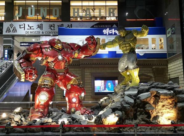 男友同遊首爾唔會悶！首爾復仇者聯盟天堂 同Iron Man、美國隊長、蜘蛛俠影餐飽