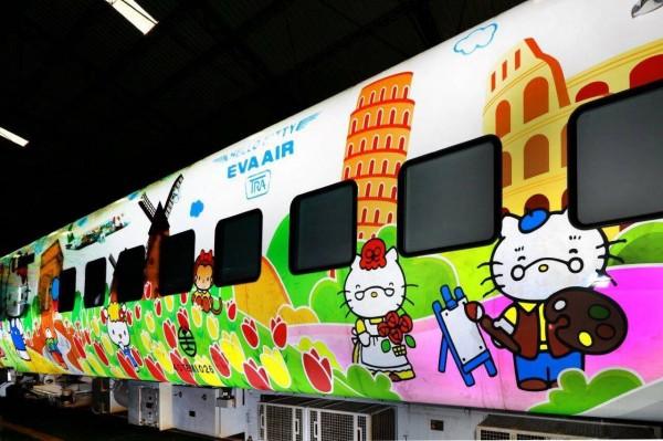 台灣Hello Kitty彩繪列車正式登場！ 由台北直玩到花蓮台東