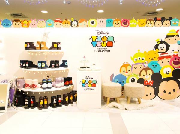 台北Tsum Tsum實體店 超可愛Tsum Tsum系列鞋、帆布袋、杯