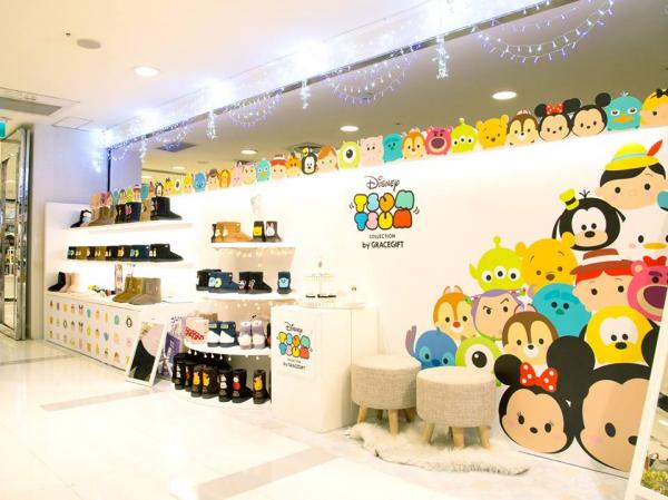 台北Tsum Tsum實體店 超可愛Tsum Tsum系列鞋、帆布袋、杯