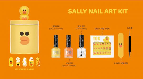 熊大變身美甲師！TOK x Line Friends 聯乘美甲套裝 