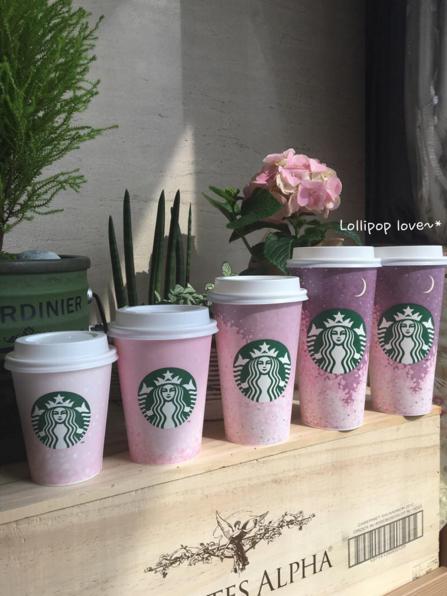 韓國Starbucks首推 早、午、夜櫻紙杯及隔熱杯套