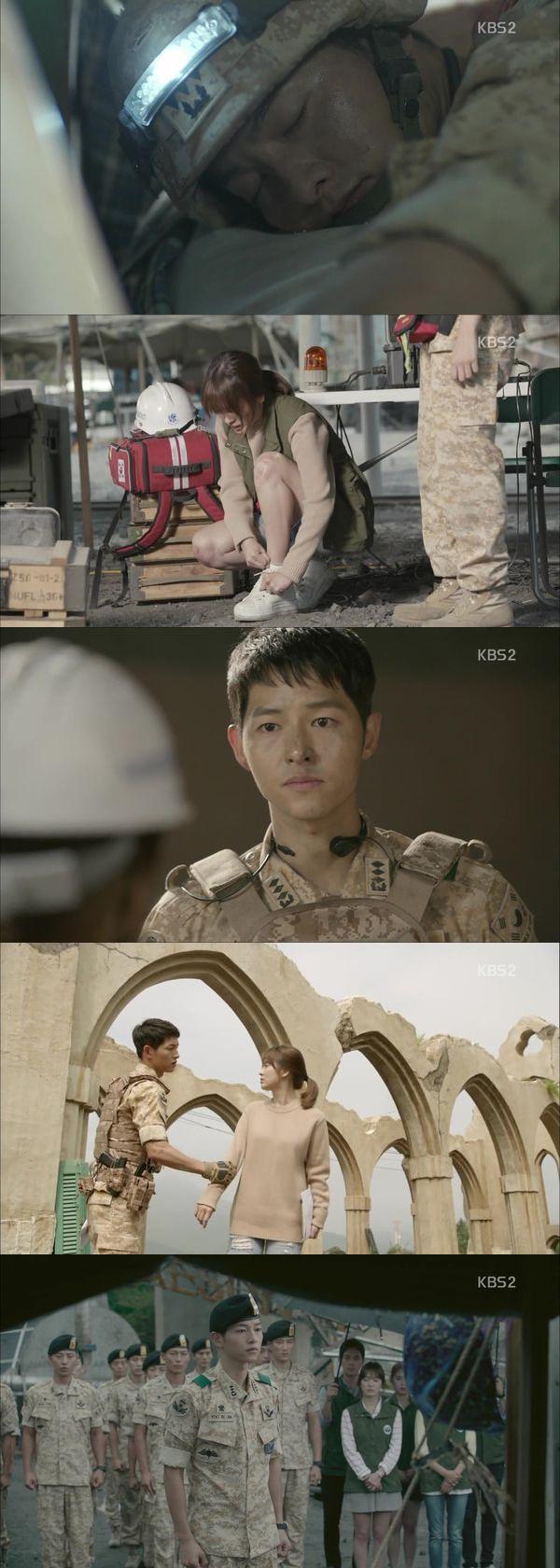 【韓劇心得】太陽的後裔 柳時鎮姜慕煙 EP01-12 一見鍾情到日久深情 宋仲基宋慧喬(雷+圖多)