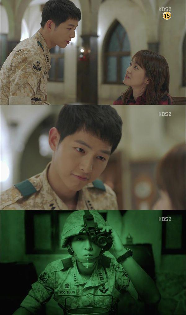 【韓劇心得】太陽的後裔 柳時鎮姜慕煙 EP01-12 一見鍾情到日久深情 宋仲基宋慧喬(雷+圖多)