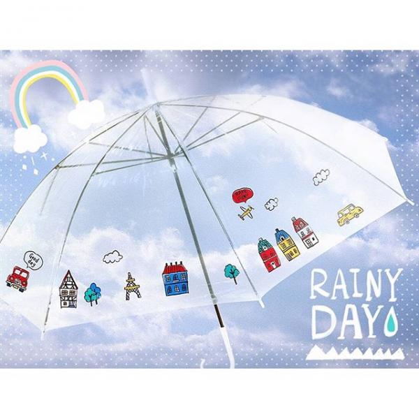 下雨天掃走blue mood！ 日本100円店熱賣防水雨傘貼紙