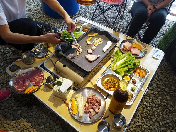 [台北韓食]TKK CAMP韓風露營兼烤肉 都市野炊好愜意 