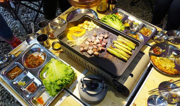 [台北韓食]TKK CAMP韓風露營兼烤肉 都市野炊好愜意 