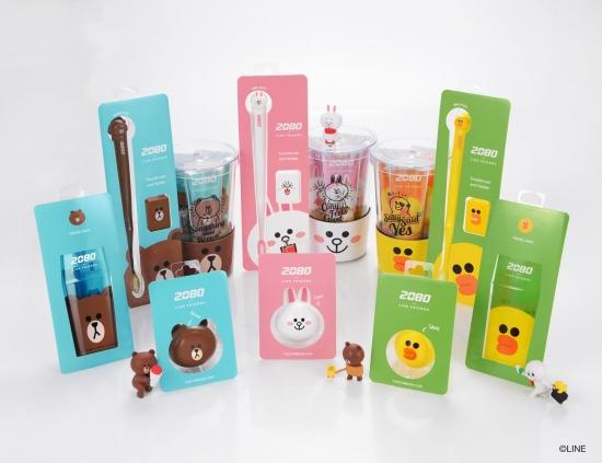 輕便旅行必備! 2080 x LINE FRIENDS 5款牙刷套裝新品