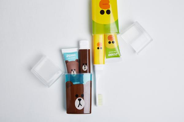 輕便旅行必備! 2080 x LINE FRIENDS 5款牙刷套裝新品