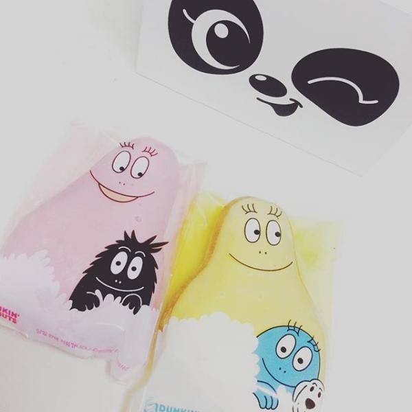 可愛到要尖叫!韓國Dunkin' Donuts新品 棉花糖精靈Barbapapa冬甩、小夜燈