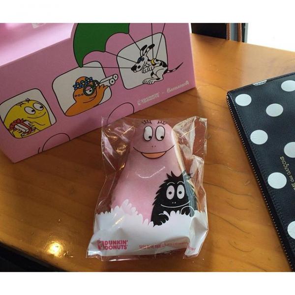 可愛到要尖叫!韓國Dunkin' Donuts新品 棉花糖精靈Barbapapa冬甩、小夜燈