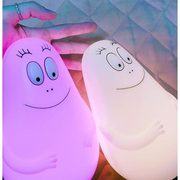 可愛到要尖叫!韓國Dunkin' Donuts新品 棉花糖精靈Barbapapa冬甩、小夜燈