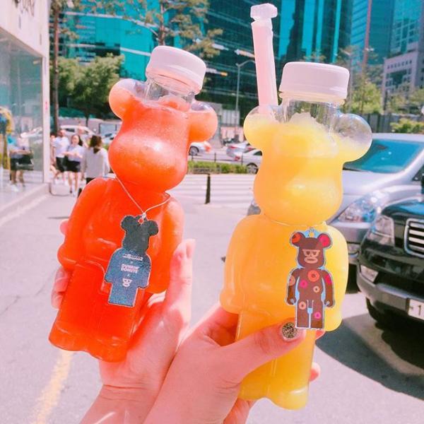 韓妹必備小配件! 換購可愛積木熊水樽