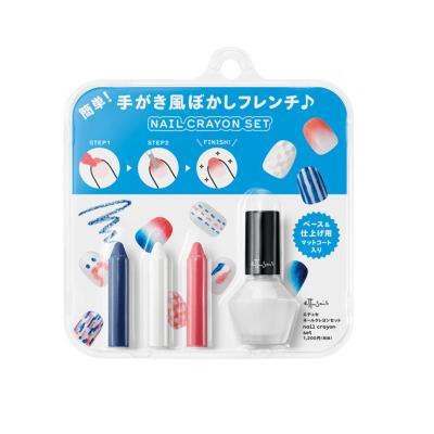 用棉花棒能造出不同款式！ 日本ettusais蠟筆指甲油