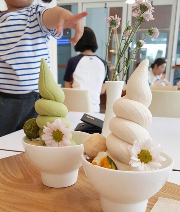 韓國最新3款綠茶冰品 必試消暑沙灘、草地綠茶雪花冰