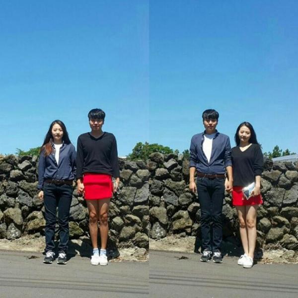 沒想過可以這樣拍! 韓國情侶9款創意生活照 第2款超搞笑!