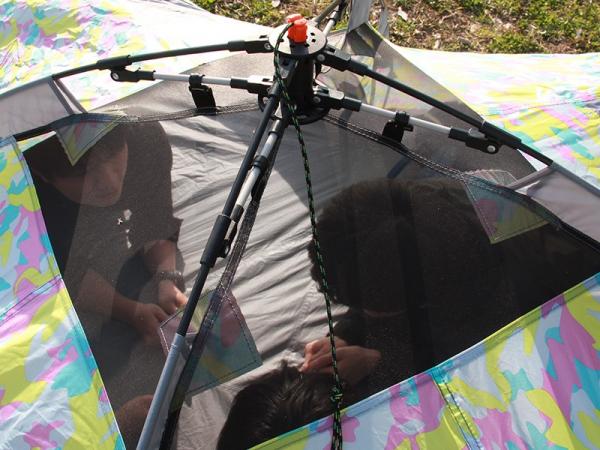 日本「X字型」帳篷 4人露營一齊瞓，都有各自有私人空間！