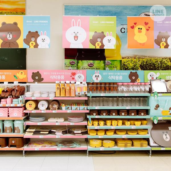 讓熊大、CONY入侵家居每個角落！ LINE FRIENDS x 韓國超市Emart 新出家品系列