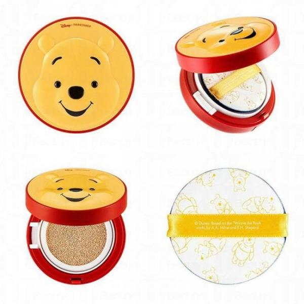 The Face Shop x 迪士尼美妝新品登場! 米奇、維尼熊、大眼仔萌爆立體氣墊粉餅