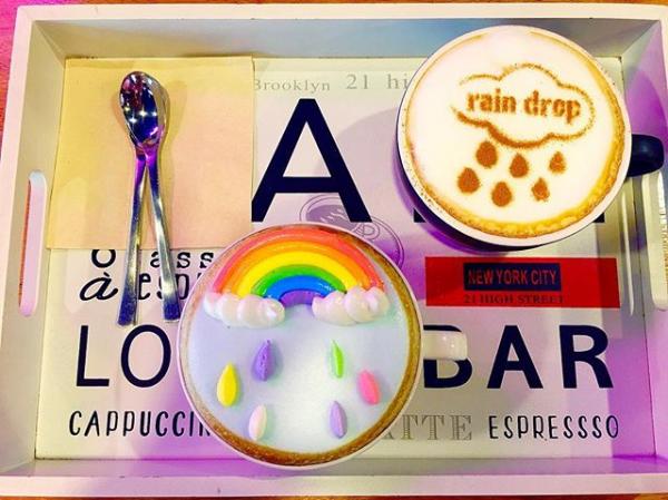 把彩虹吃落肚! 韓國Cafe 5大彩虹色系新品
