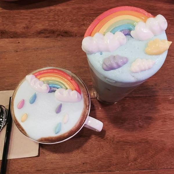 把彩虹吃落肚! 韓國Cafe 5大彩虹色系新品
