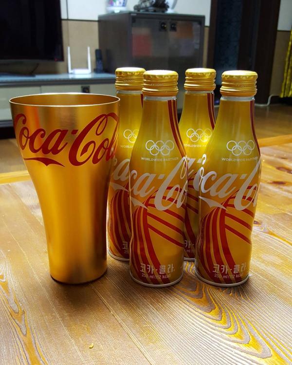 韓國可口可樂人氣新品 130週年復古玻璃樽、奧運限定版金杯超亮眼!