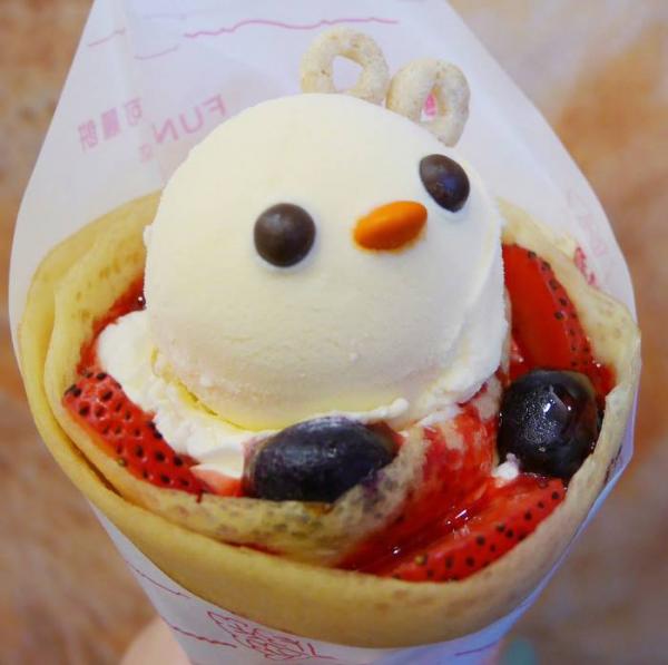 台灣夏天限定！ 超可愛動物雪糕可麗餅