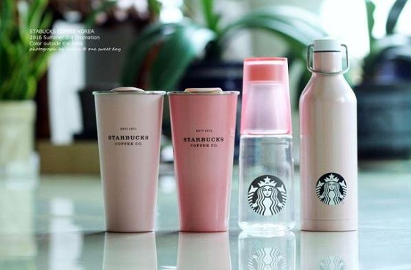 延續夢幻少女情懷！ 韓國Starbucks新推2系列粉色杯