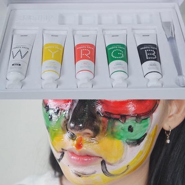 韓妹變美的秘密武器! 韓國多功效畫得「水彩面膜」