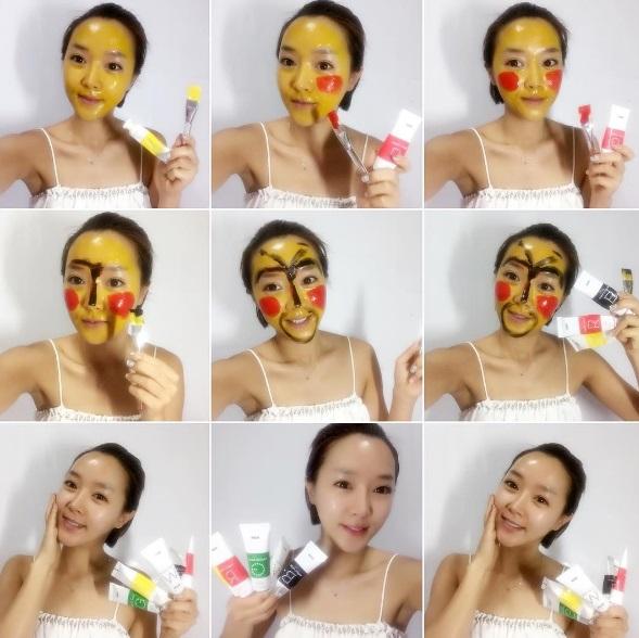 韓妹變美的秘密武器! 韓國多功效畫得「水彩面膜」