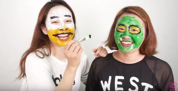 韓妹變美的秘密武器! 韓國多功效畫得「水彩面膜」