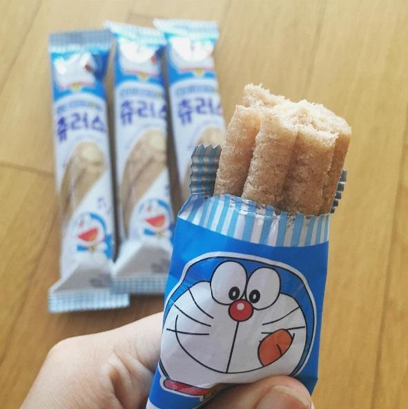 寶物就在這裡！ 韓國7-11新推外脆內軟多啦A夢Churros