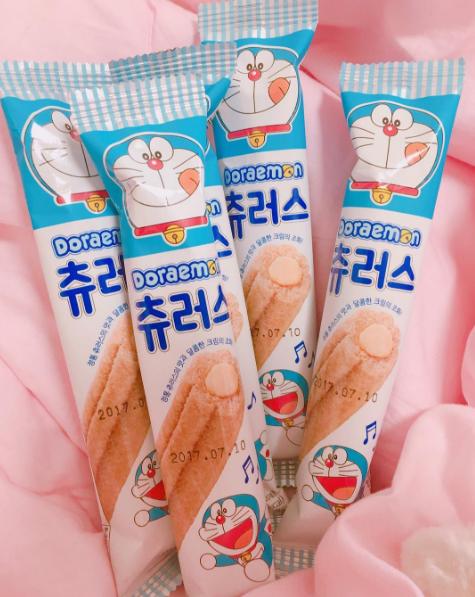 寶物就在這裡！ 韓國7-11新推外脆內軟多啦A夢Churros
