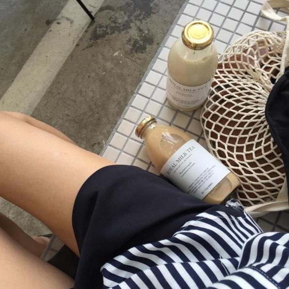 台灣奶茶文化已經傳到這裡？ 韓國質感玻璃樽裝「皇家奶茶」