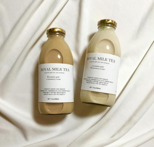 台灣奶茶文化已經傳到這裡？ 韓國質感玻璃樽裝「皇家奶茶」