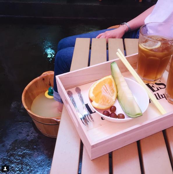 韓國夢幻足浴咖啡店 邊浸腳邊嘆消暑西瓜冰