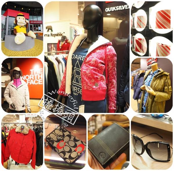 台中必逛 OUTLET，超好逛的日曜天地。 名牌外套二折起，過年每日特價小物。