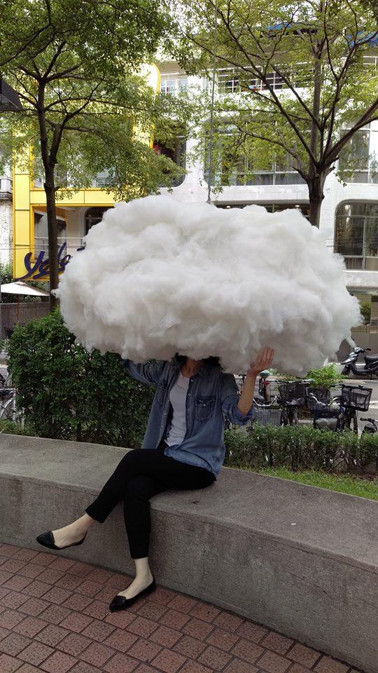摸得到的白雲！ 台北街頭白日夢雲朵