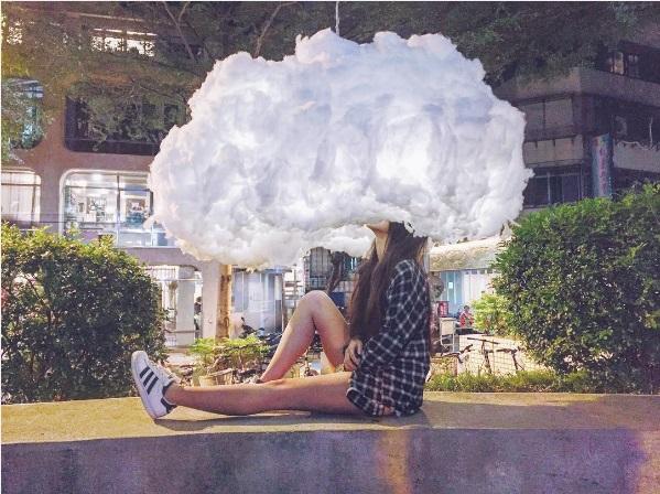 摸得到的白雲！ 台北街頭白日夢雲朵