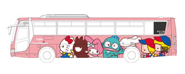 Hello Kitty、Melody陪你來往機場！ 東京設可愛Sanrio機場巴士