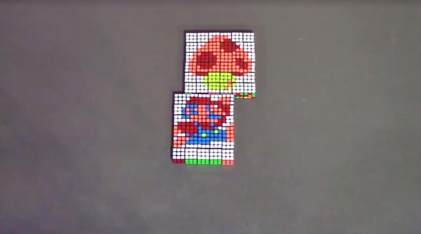 30 周年紀念！ 千個扭計骰砌出 Super Mario