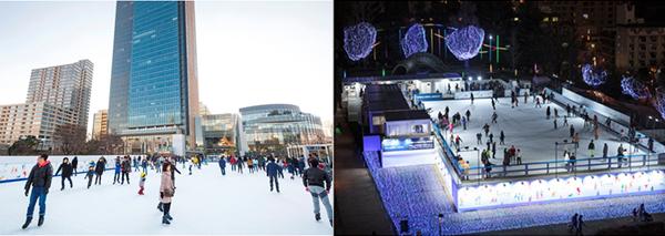 東京 Midtown 冬日限定 同企鵝雪人溜冰 